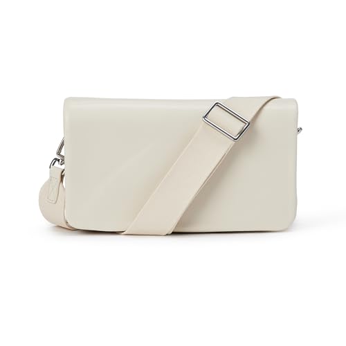 Amazon Essentials Damen Umhängetasche Ecru Leichte Clutch-Umhängetasche