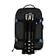 Rollei Fotoliner Ocean Pro: Großer Kamerarucksack in Schwarz aus 49 recycleten PET-Flaschen, Handgepäck-geeignet, inkl. Laptop-Fach, versetzbare Trennwände