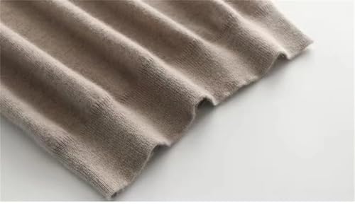 Dcvmvmn Men's Autumn and Winter Sweater Pullover Half High Collar Soft Warm Pullover Knitted Sweater Black2