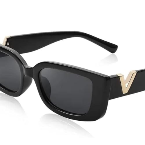 Image of IFLASH Rectangle Sunglasses for Women 90s Retro Trendy Y2K Classical Vintage Square Shades