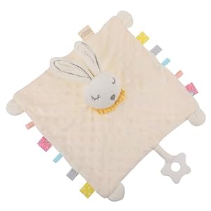 Toddmomy Hase Kuscheltuch Einschlafhilfe mit Beißring