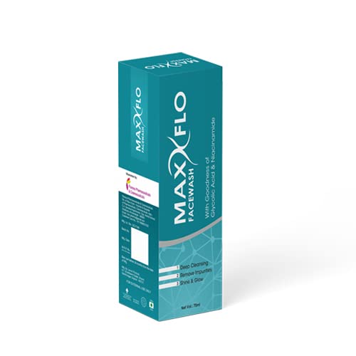 Maxxflo Face Wash 60ml, Pack of 2 | Skin Refreshing Facial Wash for All Skin Types