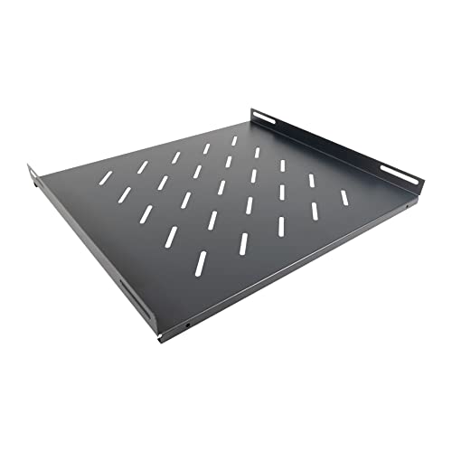 Aiten Data Bandeja Fija de Rejilla 1U con 470 mm de Ancho x 350 mm de Fondo para Armario Rack de Suelo 19” con 600 mm de Fondo. Acero Laminado. Capacidad hasta 17 Kilos