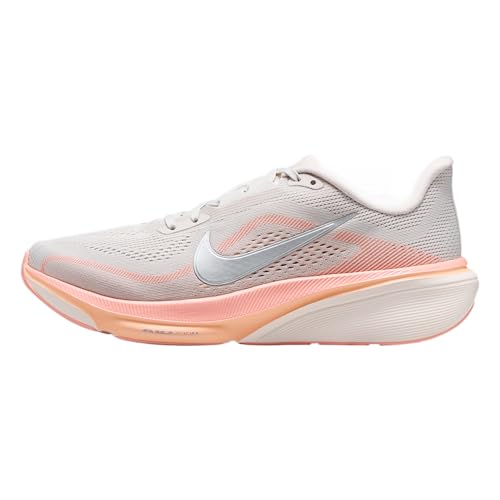 Nike Pegasus 42 Women's Road Running Shoes (Light Bone/Arctic Orange/Chalk/Metallic Silver)