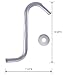 LDR Industries 520 2419CP Shower Arm, Silver