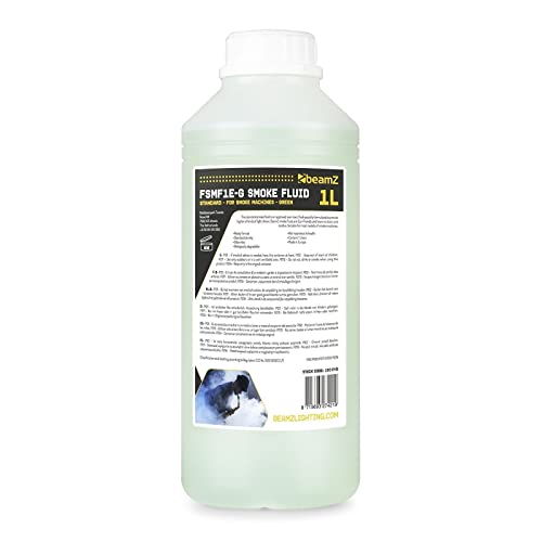 BeamZ liquide pour machine à fumée 1L - Économique et écologique, ne laisse pas de résidus, fumée de qualité, non toxique pour la santé et l'environnement Cover