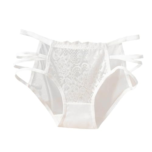 Slip femme en dentelle culotte taille haute enveloppante