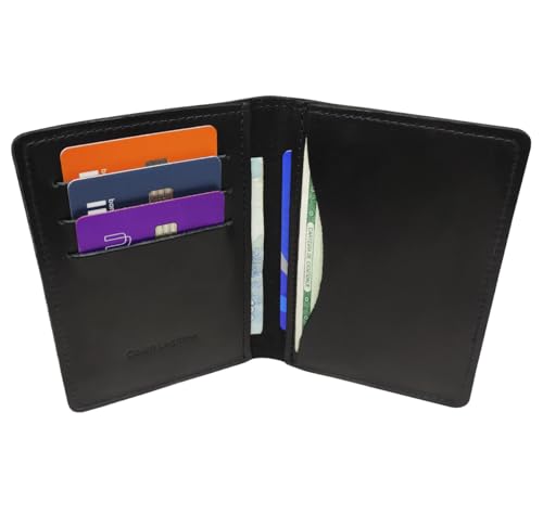 Carteira Masculina Slim Porta Documeto Rg Couro Legitimo (Preto)