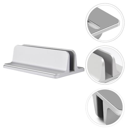 Base Ajustable Vertical para Laptop de Aluminio Plata miniatura 7