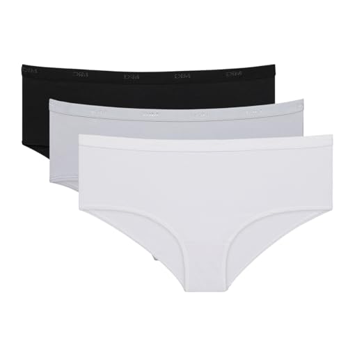 Dim Boxer Femme x3 | Les Pockets Ecodim Toucher Doux | Coton Stretch | Finitions Extra Plates | Confort Quotidien | Multicolore