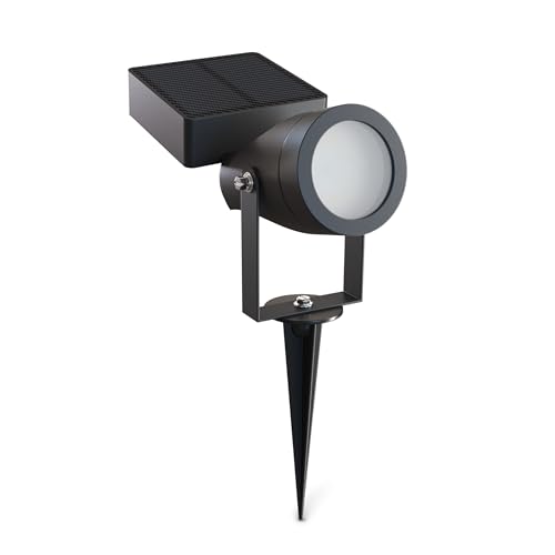 CALEX LED Solar Gartenspot Cesena, mit Erdspieß, Warmweißes Licht...