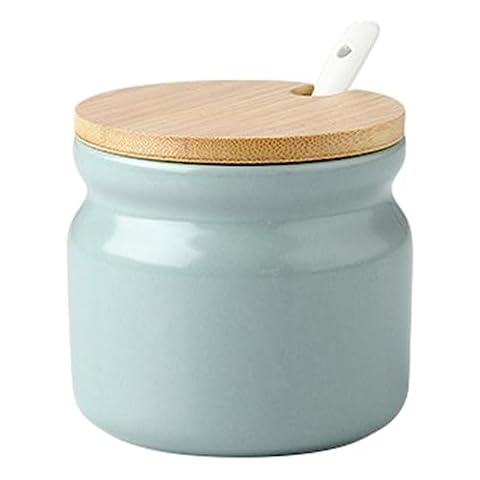 Faderr Ceramic Sugar Bowl with Spoon Cover