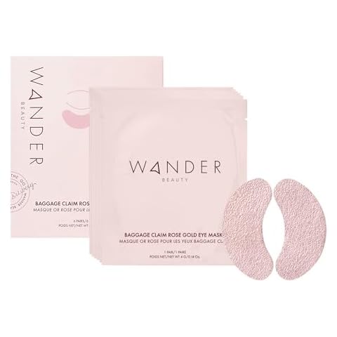 Wander Beauty Gold Under Eye Patches - Award Winning Eye Masks for Dark Circles and Puffiness Cover
