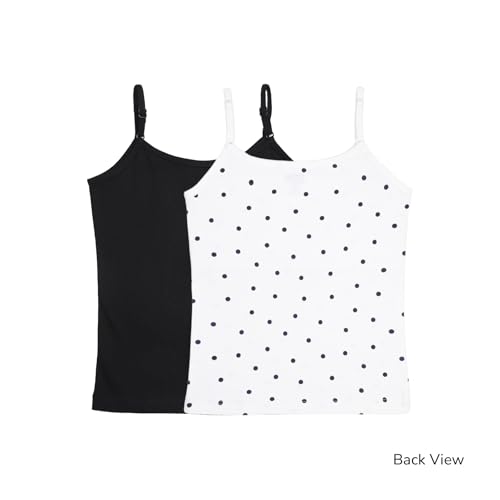 Image of YouGotPlanB Inner Camisoles for Girls | Basic Colors | Regular Fit | 100% Cotton | Soft & Stretchy | Adjustable Straps