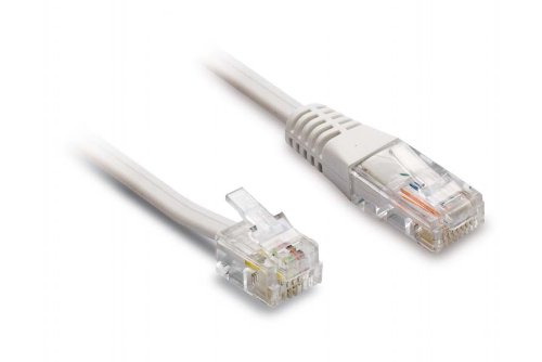 Preisvergleich Produktbild Metronic Verbindungskabel (RJ-45 auf RJ-11, 10 m) Weiß