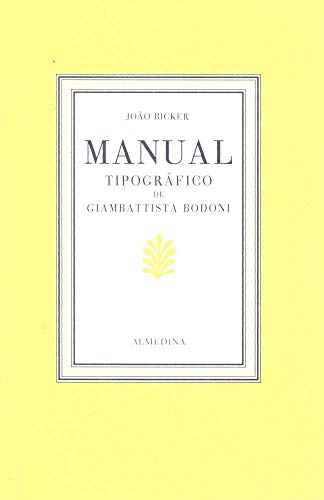 Manual tipográfico de Giambattista Bodoni: