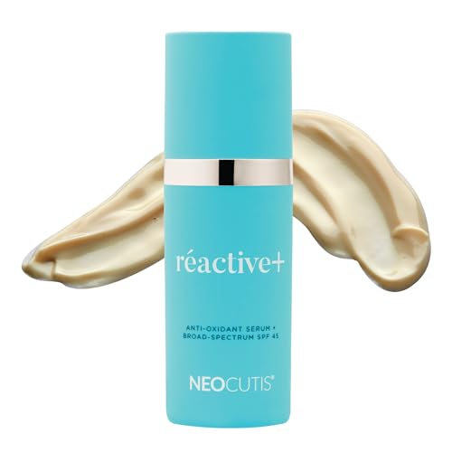 Image of NEOCUTIS ReACTIVE+ Vitamin C & E Antioxidant Serum with Broad‑Spectrum SPF 45 - Protects & Revitalizes Skin - Reduces Fine Lines & Redness - 1 fl. oz.
