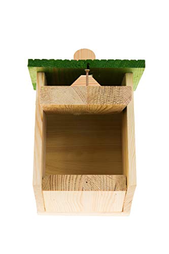 MAZUR International Nistkasten Natur für Blaumeisen & kleine Meisenarten aus Holz -wetterfest, Vogelhaus für Meisen… – Bild 7