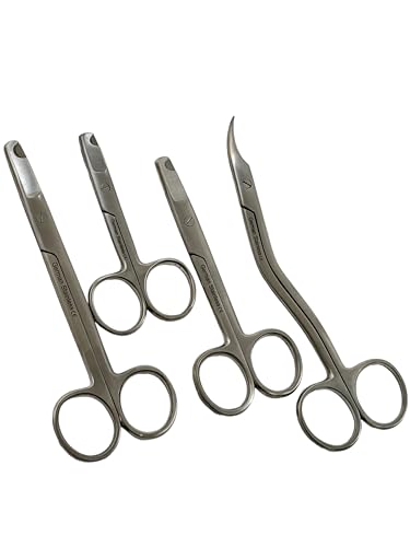 Avon Surgical 4 Count - Nail Cutters for Small Pets - Claw Trimmer Scissors Style Sizes 3.5