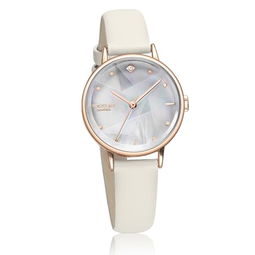 Sonata Poze Quartz Analog Silver Dial PU Leather Strap Watch for Women-SP80028WL01W (B0CT5MWDZ3) Amazon Price History, Amazon Price Tracker