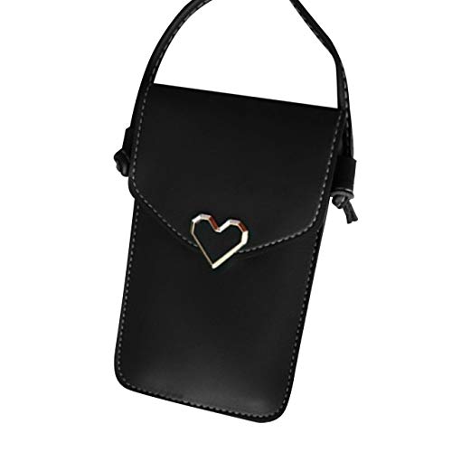 Preisvergleich Produktbild NSH Lange Brieftasche Touchscreen-Handytasche neue reine kleine Brieftasche weibliche Retro-Brieftasche für Dame quadratische Brieftasche weiblich