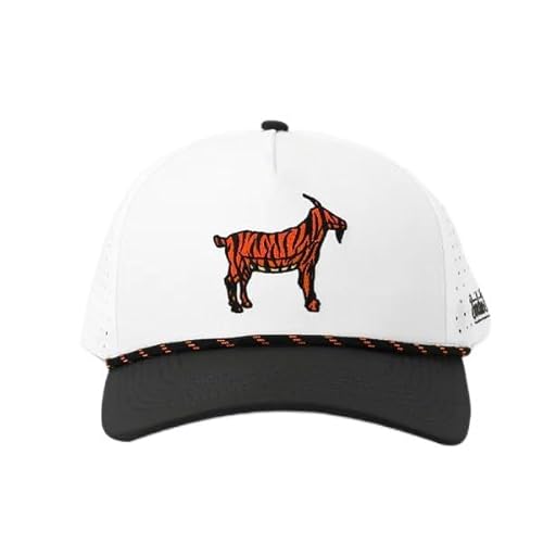 BirdieBoss Tiger G.O.A.T HAT White