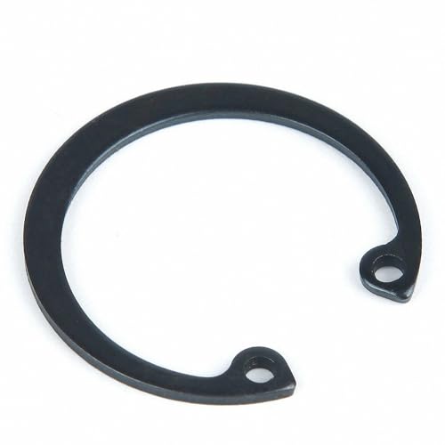 M8-M72 Internal Circlips Black 65Mn Steel C-Type Snap Lock Retaining Ring Holes Shaft Collar Washer(M17 (50pcs))