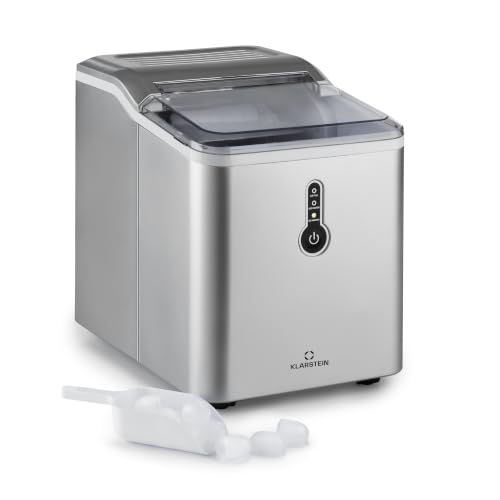 Klarstein máquina de hielo Chillout 12kg/24h 1.5L plata miniatura 1