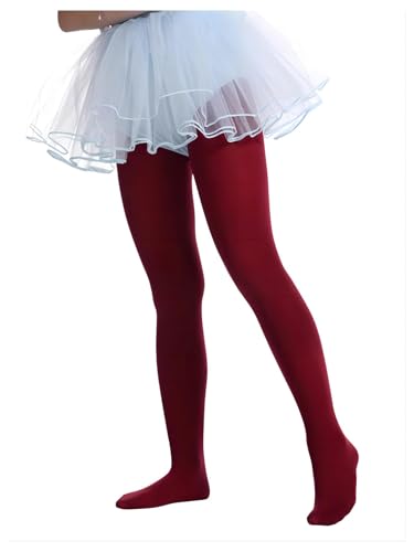 SHENHE Girl's Footed Tights Stretchy Ballet Dance Cute Leggings2