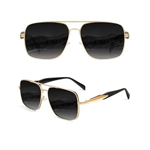 NSSIW Aviator-Sunglasses-for-Men Mens-Sunglasses Polarized Sun-Glasses: Pilot Sunglasses UV Protection for Driving Fishing