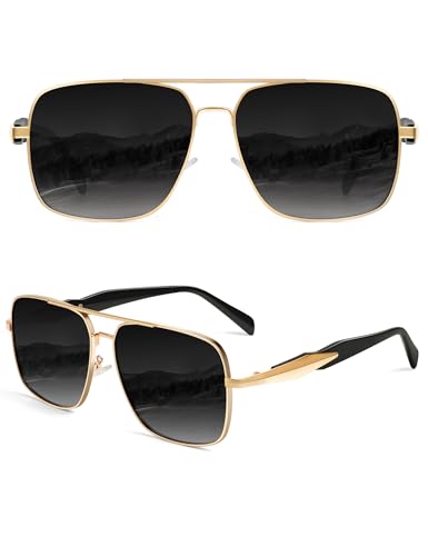 NSSIW Aviator-Sunglasses-for-Men Mens-Sunglasses Polarized Sun-Glasses: Pilot Sunglasses UV Protection for Driving Fishing