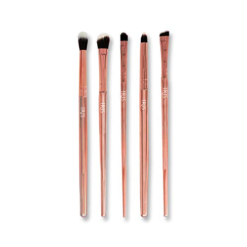 Iris Luminous HD Eye Makeup Brush Set in Rose Gold (SET OF 5)