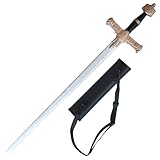 Armory Replicas King Solomon Sword of Judgement with Belt – 41.75-Inch Polyurethane Foam Replica, Star of David Pommel, Golden Guard, Adjustable Belt for Easy Carrying, Ideal for Costume & Roleplay