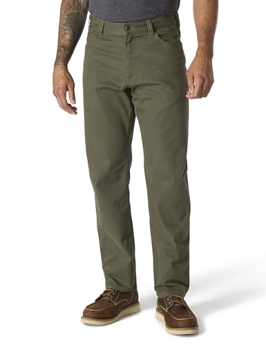 Carhartt Men's Relaxed Straight Rigby Pant, Moss, W34 x L32