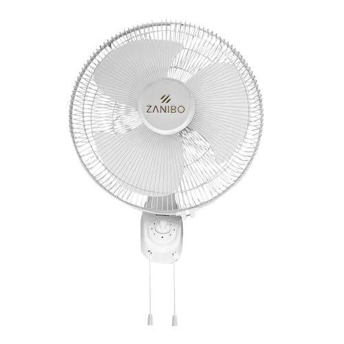 Image of Zanibo Table Fan 400 MM | Table fans for Home & Office | Aerodynamically Balanced Blades| Aluminum Motor | 2100 RPM High Air Delivery | 3-Speed Control |1-Yr Warranty (ZWF 1600)