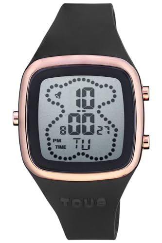 Montre femme digital TOUS b-Time quartz et bracelet silicone noir 3000132900