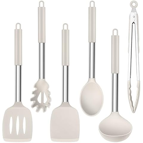 Herogo 6-Piece Silicone Kitchen Utensil Set Cover