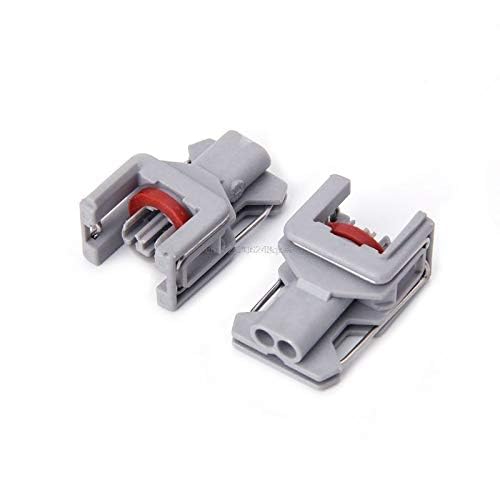 5 Sets 2 Pin Waterproof Connector for Delphi 10811963 Fuel Diesel Injector Fuel Rail Plug