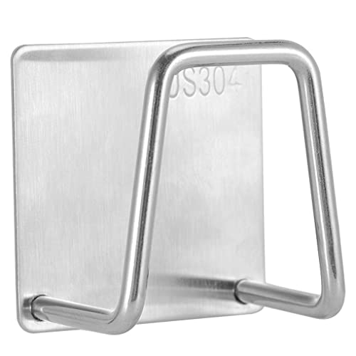 Generic Kitchen Sink Drain Wire Ball Rag Organizer Holder Kitchen Storage Sponge Rack Drain Storage Shelf Stainless Steel, Silver