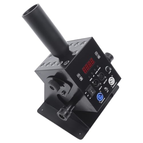 Máquina de chorro de CO2 con LED, generador de niebla para escenario con ángulo ajustable, cañón de humo para fiestas con control DMX de 6 canales, ideal para discotecas, bares y Halloween, altura del chorro de 26,25-32,81 pies miniatura 2