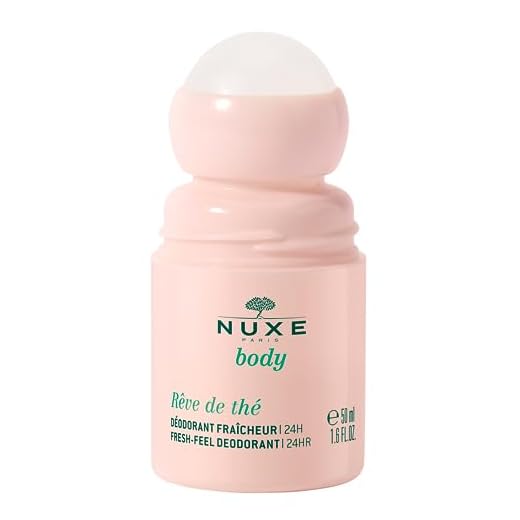 NUXE Aluminum Free Antiperspirant Deodorant Rêve de Thé. Natural 24-Hour Odor & Sweat Protection for Women, 1.6 Fl Oz