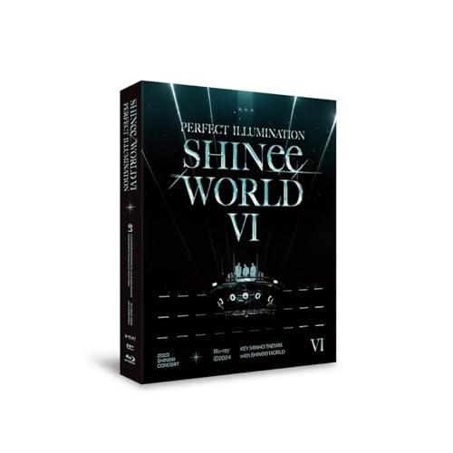 DREAMUS Shinee World VI Perfect Illumination in Seoul Case+Disc+Photobook+Poster on Pack+Photocard+Tracking Sealed World 6 (BLU-RAY Version)