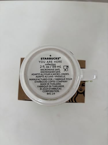 Starbucks Italy 'You Are Here' YAH Espresso Shot Coffee Ornament Mug 2oz