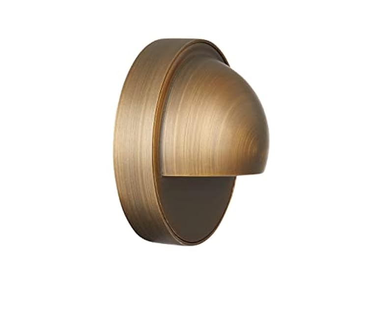 VOLT 10-Pack 12V Cast Brass Deck Lights (Bronze) & 3W 2700K Warm White G4 LED Bulbs for Low Voltage Landscape Lighting on Outdoor Patio, Railing, Step, Fence & Dock