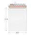 ValBox 9x11.5 Self Seal Photo Document Mailers 25 Pack Stay Flat White Cardboard Envelopes, 9.25 x 11.75 Inches