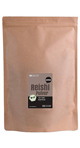 Wohltuer Bio Reishi Pulver | Vitalpilz Pulver für Reishi Tee, Reishi Kaffee oder Reishi Latte 200g aus fairem Handel Cover