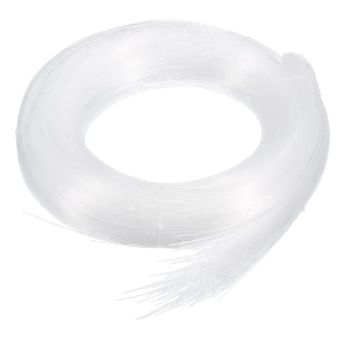 MECCANIXITY 450Pcs 13ft PMMA Mixed Fiber Optic Cable Strands 0.03 Inch Side Glow LED Illumination Crystal Cables Car Atmosphere Lights for Star Sky Roof Ceiling