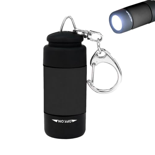 Linternas pequeñas potentes | Linternas recargables de bolsillo | Llavero de mano impermeable linterna de bolsillo para camping, al aire libre, todos los días