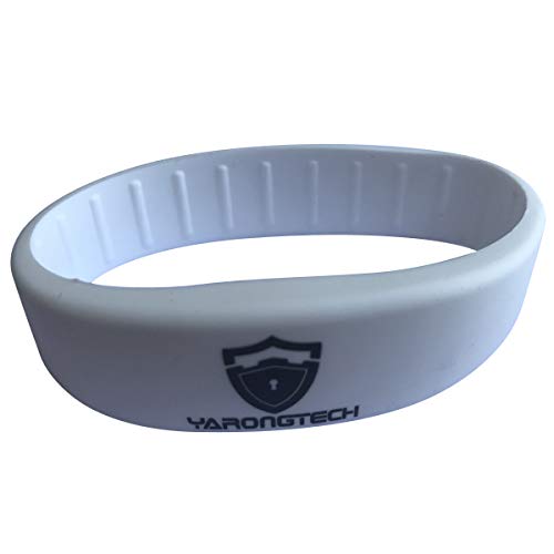 YARONGTECH RFID Wristband 13.56 IC Access Silicone Bracelet (Pack of 5)