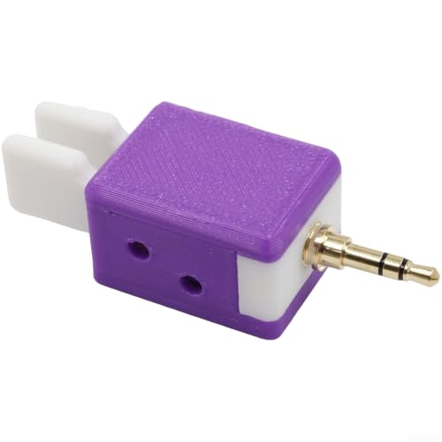 Interruptor de llave CW automático de doble paleta con tensión ajustable para firmware Quansheng UV K5/K6 CEC, diseño compacto para uso de radio aficionado (morado)